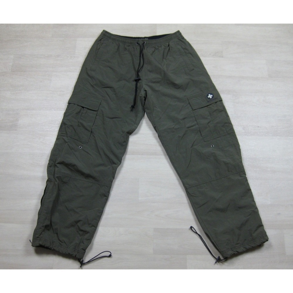 Vintage Y2K Abercrombie & Fitch Cargo Pants (M) Baggy Army Tech Military Cyber